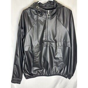 New Look Faux Leather Jacket Black Size L